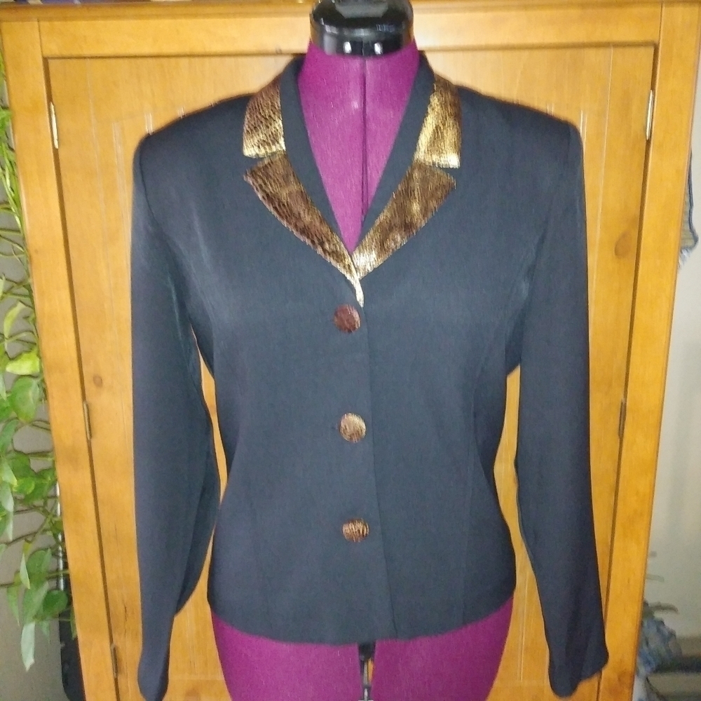 Vintage John Roberts Black Blazer